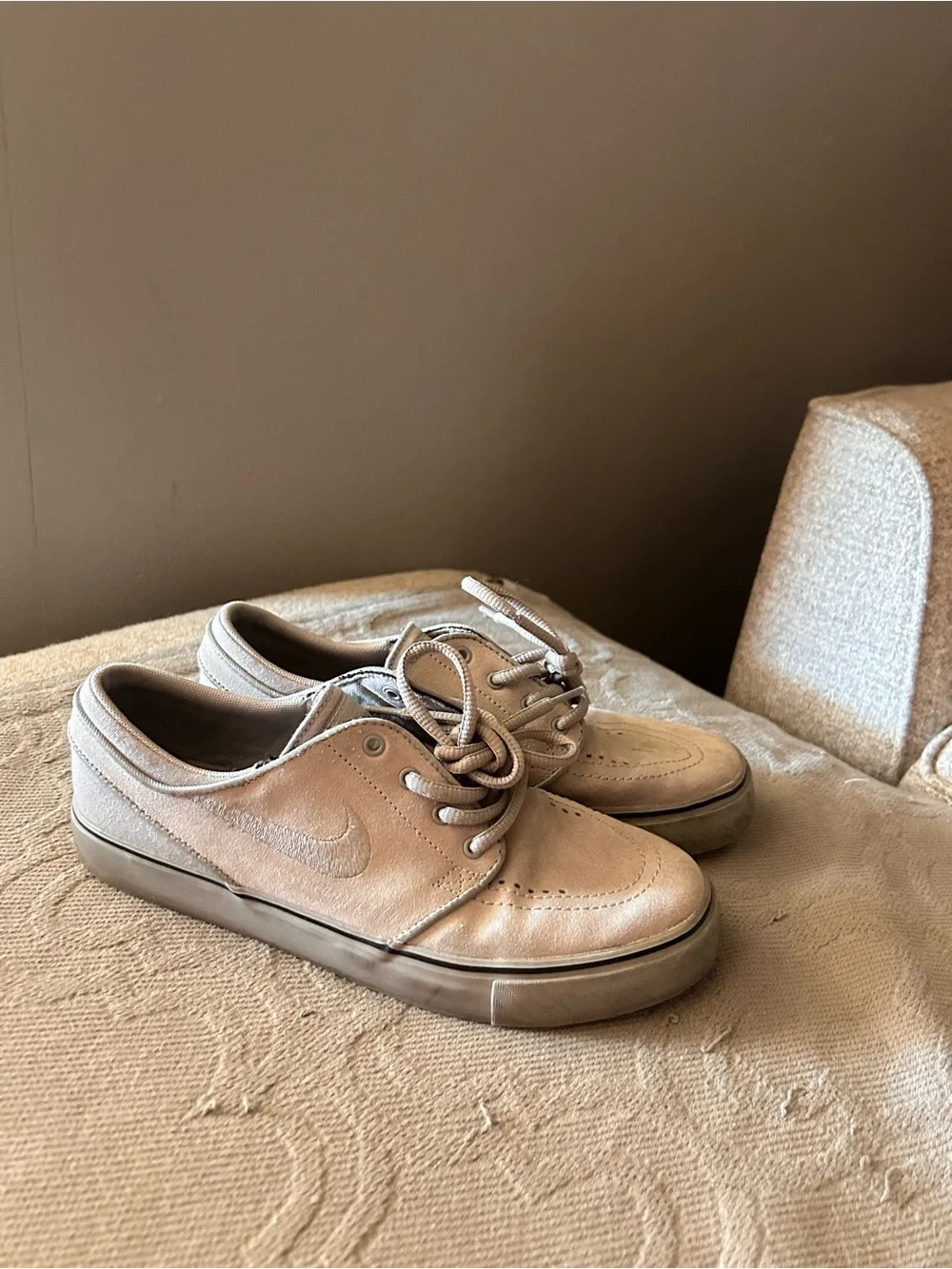 Nike Kids Suede Sneakers - Beige/Tan